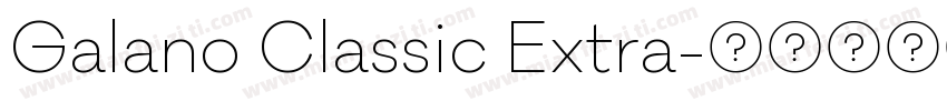Galano Classic Extra字体转换